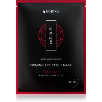 KORIKA Korean Heritage Ginseng & Marine Stem Cells Firming Eye Patch Mask masca pentru fermitate zona ochilor - imagine 2